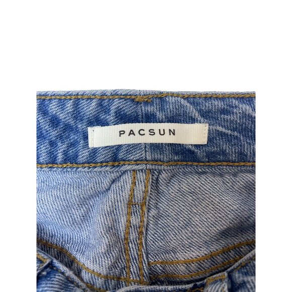 Pacsun Women's Blue Washed Mom Jeans Pants Sz 22 - Picture 4 of 9